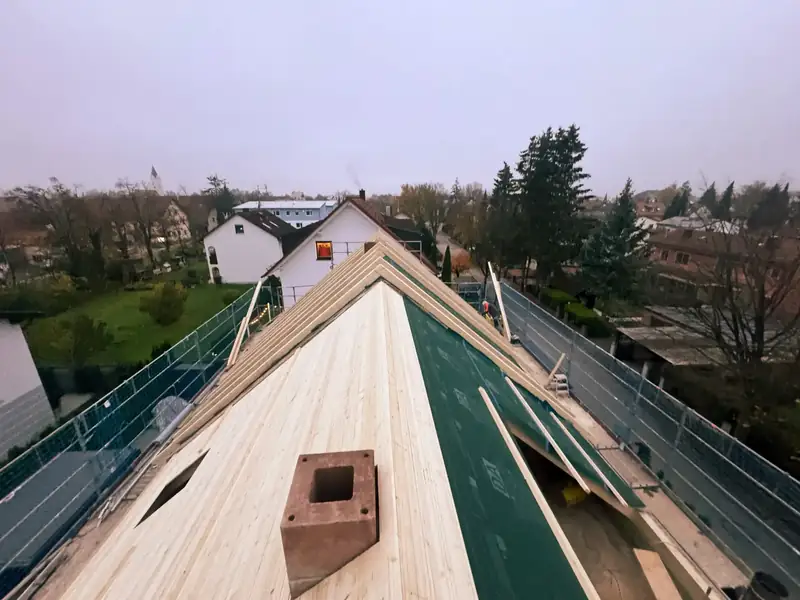 Doppelhaushälfte Aufstockung nach KFW 55 Standard – omdrom Zimmerei & Holzbau, Scheyern bei Pfaffenhofen